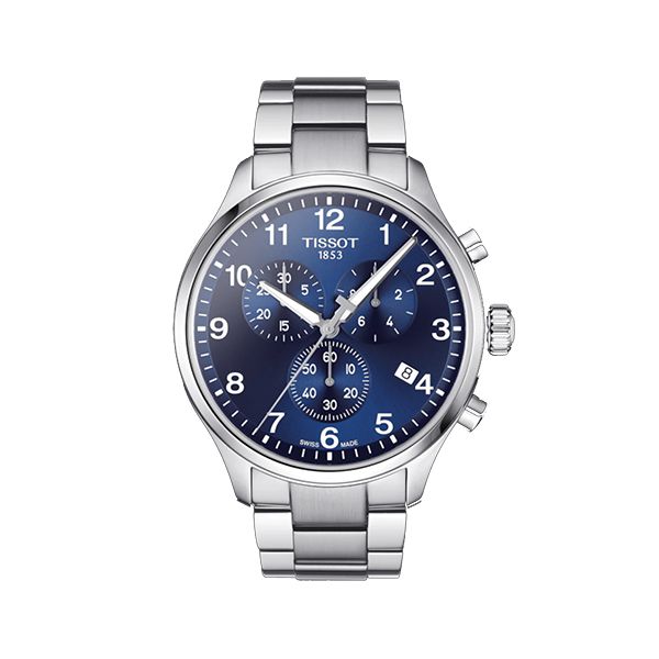 圖片 原廠代理店TISSOT 韻馳系列 Chrono XL計時手錶  T116.617.11.047.01 藍面
