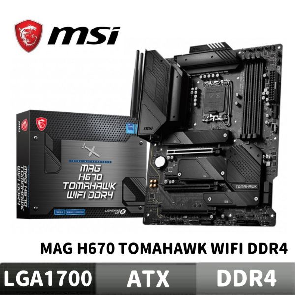 圖片 MSI 微星 MAG H670 TOMAHAWK WIFI DDR4 主機板