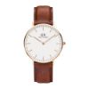 圖片 Daniel Wellington DW00100035 36mm 棕色真皮皮革錶 DW錶