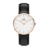 圖片 Daniel Wellington DW00100036 36mm 黑真皮皮革錶 DW錶 正裝錶 商務錶