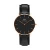 圖片 Daniel Wellington DW00100139 36mm 黑色真皮皮革錶 DW錶