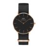 圖片 Daniel Wellington DW00100150 36mm 黑色織紋帶腕錶 DW錶