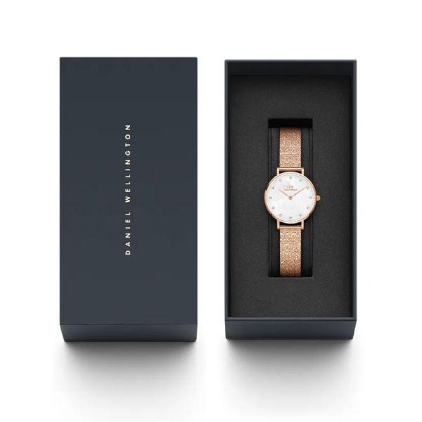 圖片 Daniel Wellington DW00100590 玫瑰金殼貝殼面米蘭腕錶