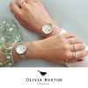 圖片 Olivia Burton OB16WL86 鋼殼兔子雙層白面滾珠鐵灰皮帶腕錶 Steel Grey 錶