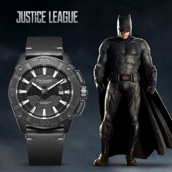 圖片 DAUMIER x《正義聯盟》DM-JLW004A.BIBN.5KNI.S.M 蝙蝠俠 限量版瑞士腕錶