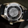 圖片 EDOX 伊度 SkyDiver 限量傘兵悍將青銅錶 皮革 商務手錶 E80115.BRZN.NDR 錶