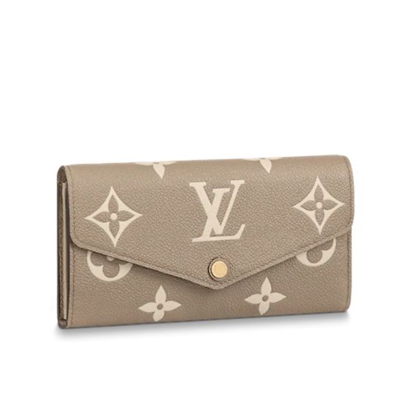 LOUIS VUITTON 路易威登SARAH LV扣式長夾M81049-zingala商店