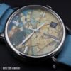 圖片 梵谷 Van Gogh Swiss Watch Lady 18 梨樹 梵谷經典名畫女錶