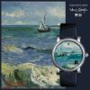 圖片 梵谷 Van Gogh Swiss Watch OPTM-L 海景 經典名畫女錶 手錶生日禮物情人節禮物