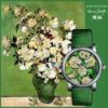 圖片 梵谷 Van Gogh Swiss Watch LADY 17 玫瑰花 經典名畫女錶 生日禮物 梵谷錶