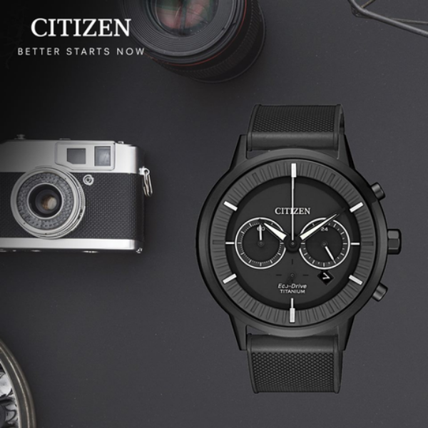 圖片 CITIZEN 星辰 錶 CA4405-17H 關鍵時機 Eco-Drive 鈦金屬腕錶