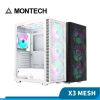 圖片 MONTECH 君主 X3 MESH 網孔版 內含炫彩固光風扇14cm*3+12cm*3 電腦機殼