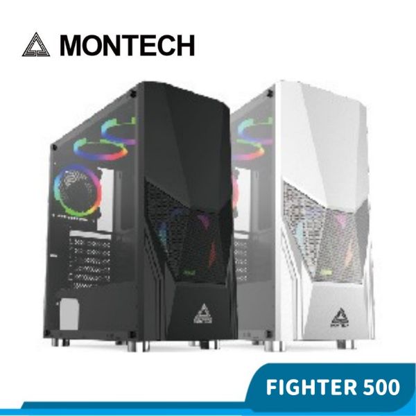 圖片 MONTECH 君主 Fighter 拳擊手 500 內含固光12cm風扇*4/壓克力側板 電腦機殼