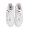 圖片 帝安諾-實體店面 NIKE AIR FORCE 1 40週年 全白果凍小勾 雙勾 金色鐵牌 白金 DQ7664-100