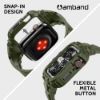 圖片 AmBand Apple Watch M1軍綠TPU錶帶44mm AppleWatch 6/5/4/SE