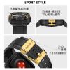 圖片 AmBand Apple Watch 專用保護殼 M1 霧黑 TPU錶帶 44mm 6/SE/5/4