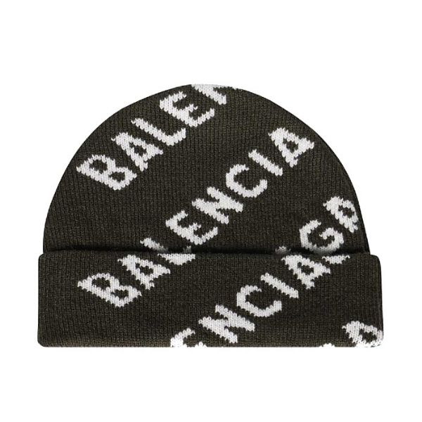 圖片 巴黎世家 BALENCIAGA 品牌文字logo 毛帽 621021 T1567