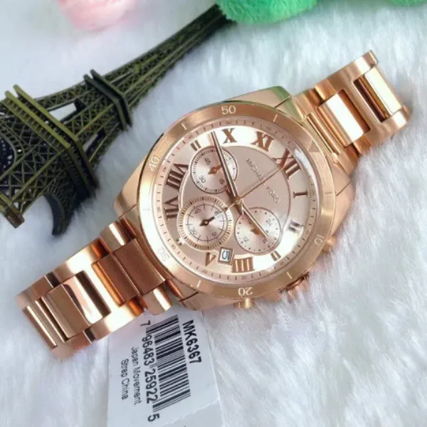 圖片 帝安諾-實體店面 Michael Kors MK6367 玫瑰金 三眼 羅馬 霧面 計時功能 手錶 MK錶 MK手錶