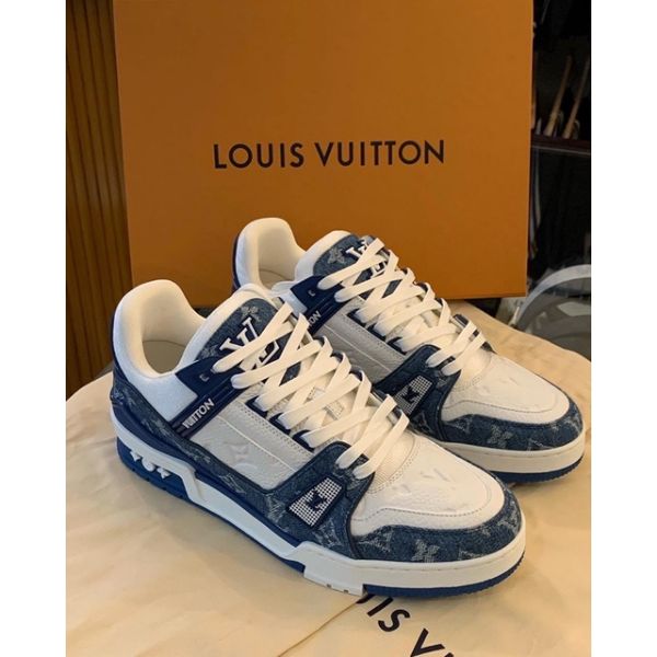 圖片 LV TRAINER 牛仔藍 配色 球鞋