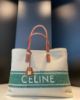 圖片 Celine Soleil 紡織和小牛皮橫式Cabas包