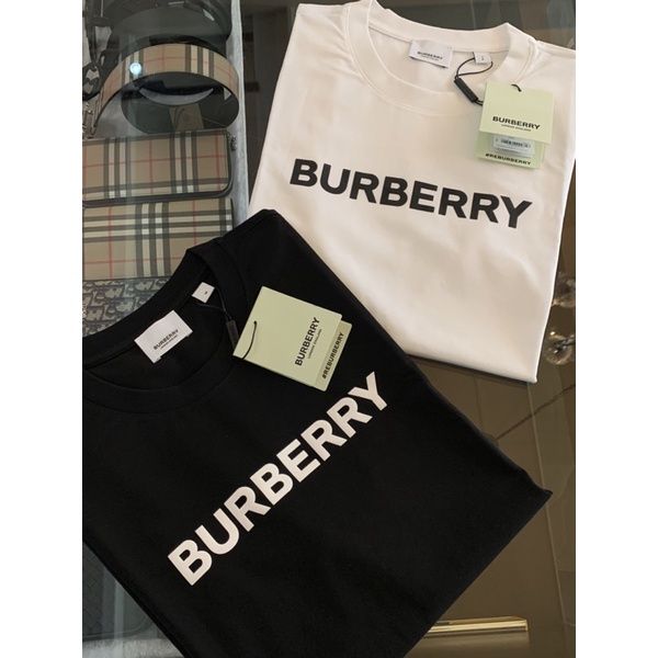 圖片 Burberry 經典字母logo款 短袖T恤上衣黑白二色