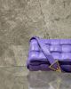 圖片 Bottega Veneta 591970 BV Padded Cassette 編織小羊皮包 紫色