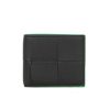 圖片 BOTTEGA VENETA BV 男款綠色邊六卡短夾  649603V1Q73L 1045