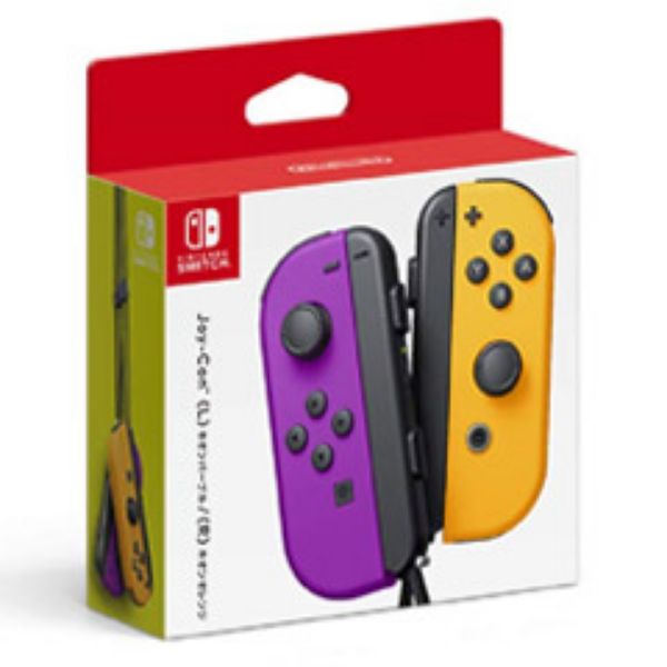 圖片 Nintendo Switch Joy-Con 控制器組（電光紫 / 電光橙）(台灣公司貨)