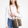 圖片 MICHAEL KORS Maeve 小號老花托特包 棕色  30T2G5VT1B252