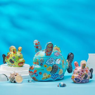 圖片 【洪易大師】嗨兔禮盒豪華大套組(洪易大師2023生肖創作)《WUZ屋子》J-10A-0001+02