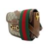 圖片 Gucci 1955馬銜扣GG logo迷你斜背包(658574-烏木)