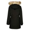 圖片 CANADA GOOSE 女款 Trillium Parka系列 黑LOGO 黑色連帽長版外套  S號   6660L 61