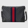 圖片 【6期0利率】GUCCI GG 郵差包 黑色 35公分