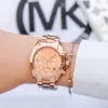 圖片 帝安諾-實體店面 保固附發票 Michael Kors MK 玫瑰金 三眼 計時 手錶 MK5799