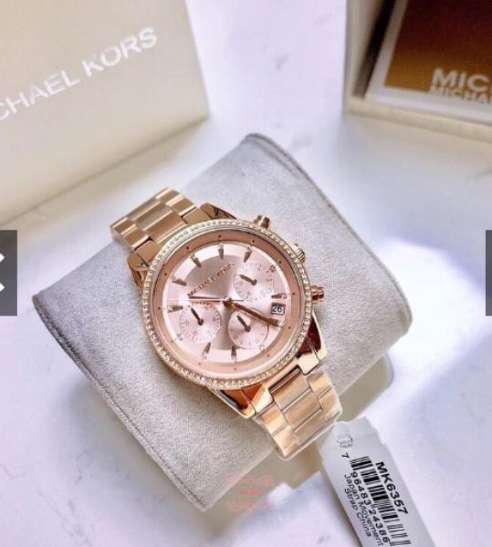 圖片 帝安諾-實體店面 Michael Kors MK 點綴圓潤腕錶 不鏽鋼錶帶 女錶 時尚 腕錶 手錶 MK6357