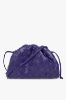 圖片 Bottega Veneta 585852 The Pouch 20 羔羊皮編織迷你雲朵包  紫色