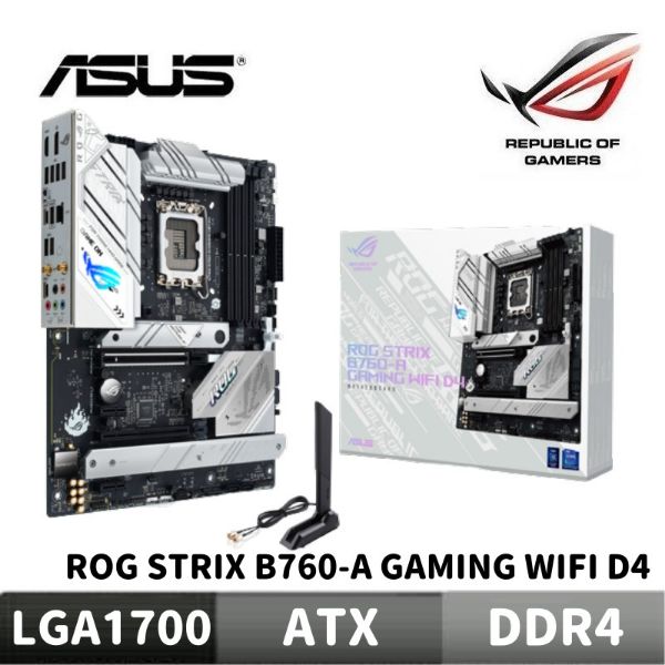 圖片 ASUS 華碩 ROG STRIX B760-A GAMING WIFI D4 主機板