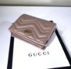 圖片 Gucci GG Marmont 625693 小款鍊帶小牛皮短夾 WOC 裸粉色
