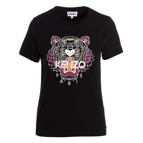 圖片 KENZO 女款虎頭M號黑色短袖Ｔ恤  FC62TS8464YM99