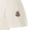 圖片 MONCLER 女款胸口黑色文字袖子小LOGO 短袖T恤 S號白色  8C00012829HP033