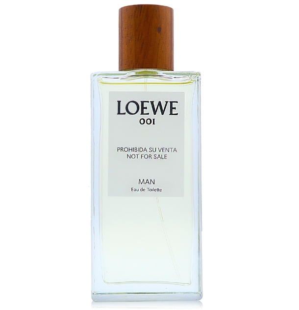 LOEWE 001 Man 男性淡香水 100ml Tester（環保白盒包裝）