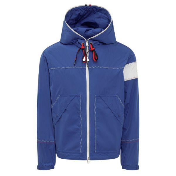 圖片 MONCLER 連帽薄外套/風衣外套 2號 藍色  1A0014254A91 754