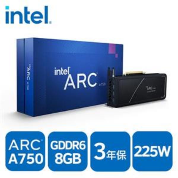 圖片  INTEL Arc A750- 21P02J00BA顯示卡