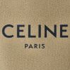圖片 【促銷品】Celine 192082 帆布 Logo 小款凱旋門 Cabas 包 米黃色 / 海藍色 