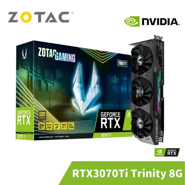 圖片 ZOTAC GAMING GeForce RTX 3070 Ti Trinity 8G 顯示卡