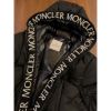 圖片 Moncler 經典 串標刺繡字母logo設計 黑色 連帽羽絨外套