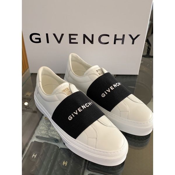 圖片 Givenchy 紀梵希 經典字母 搭配繃帶設計 男生 小白鞋 球鞋