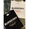 圖片 Burberry 經典 字母logo設計 青年款 短袖T恤上衣 黑白二色