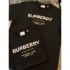 圖片 Burberry 經典 字母logo設計 青年款 短袖T恤上衣 黑白二色