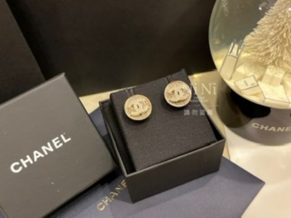 圖片 Chanel 23P滿鑽耳環